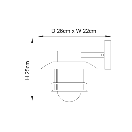Kinkiet zewnętrzny metalowy srebrny IP44 74703 z serii Jenson - Endon Lighting