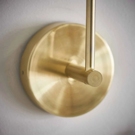 Kinkiet mosiężny z białą kulą 75960 z serii Otto - Endon Lighting