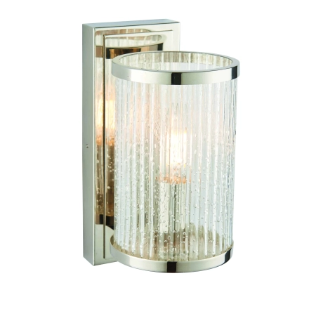 Kinkiet ścienny srebrny szklany cylindryczny 76259 z serii Easton - Endon Lighting