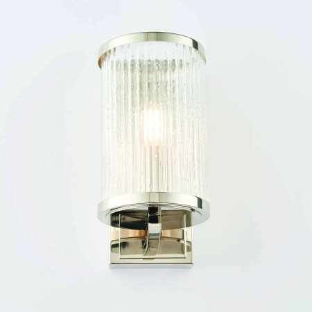 Kinkiet ścienny srebrny szklany cylindryczny 76259 z serii Easton - Endon Lighting