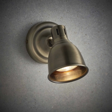 Kinkiet metalowy mosiężny regulowany 76277 z serii Westbury - Endon Lighting