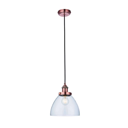 Lampa wisząca miedziana szklana 22,5cm 76332 z serii Hansen - Endon Lighting