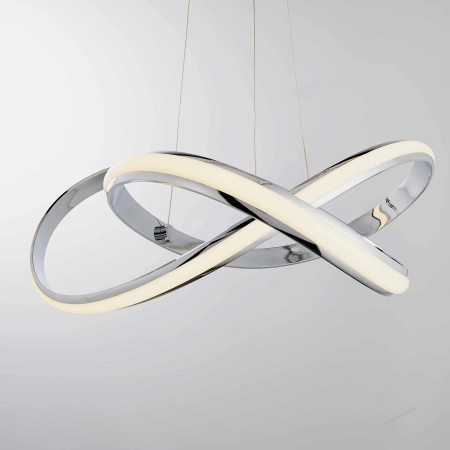 Lampa wisząca LED chromowana okrągła 66cm 76394 z serii ARIA - Endon Lighting