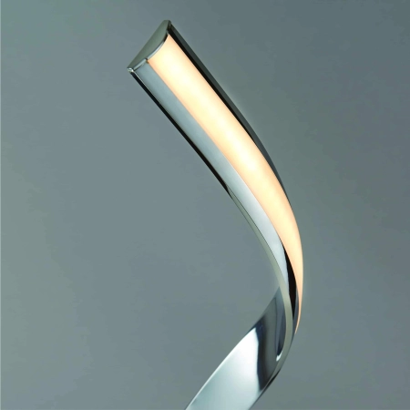 Lampa podłogowa LED chromowana spiralna 121cm 76395 z serii ARIA - Endon Lighting