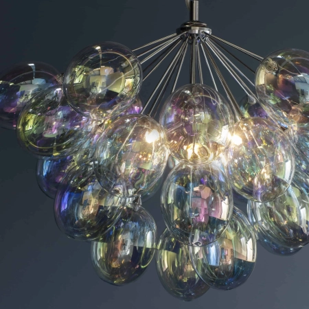 Lampa wisząca opalizująca 6-punktowa 65cm 76450 z serii Infinity - Endon Lighting