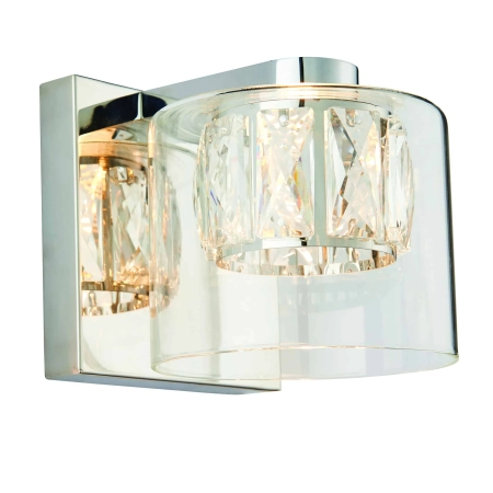 Kinkiet ścienny chromowany szklany 76521 z serii Verina - Endon Lighting
