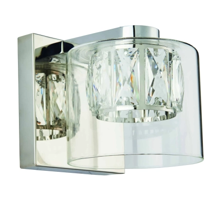 Kinkiet ścienny chromowany szklany 76521 z serii Verina - Endon Lighting