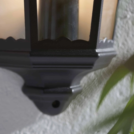 Kinkiet zewnętrzny czarny metalowy 44cm 76547 z serii Burford - Endon Lighting