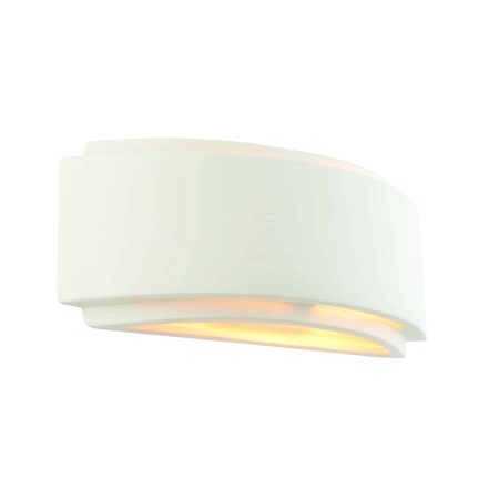 Kinkiet gipsowy biały półokrągły 76570 z serii GIANNA - Endon Lighting