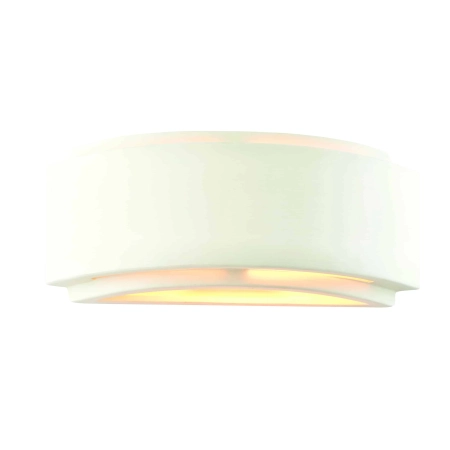 Kinkiet gipsowy biały półokrągły 76570 z serii GIANNA - Endon Lighting