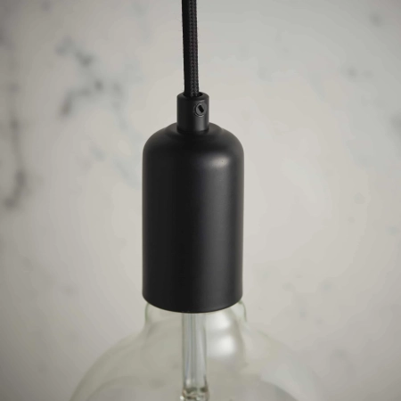 Lampa wisząca czarna metalowa 1-punktowa 76581 z serii STUDIO - Endon Lighting