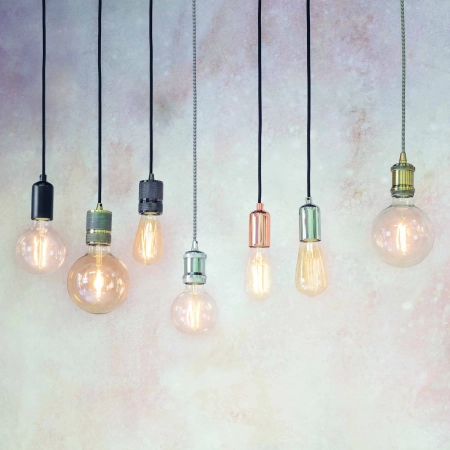 Lampa wisząca czarna metalowa 1-punktowa 76581 z serii STUDIO - Endon Lighting