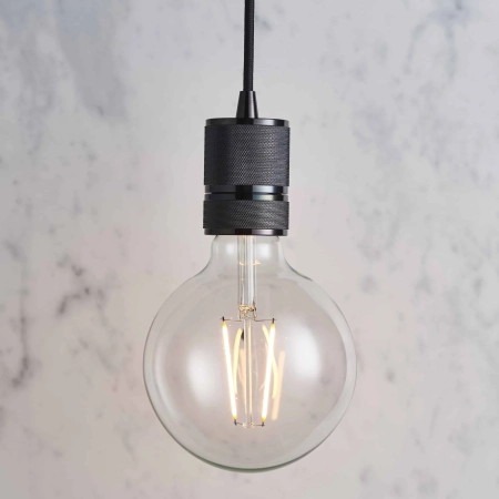 Lampa wisząca metalowa czarna 10cm 76586 z serii Urban - Endon Lighting