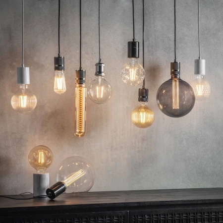 Lampa wisząca mosiężna industrialna 1-punktowa 76587 z serii Urban - Endon Lighting