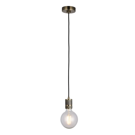 Lampa wisząca mosiężna industrialna 1-punktowa 76587 z serii Urban - Endon Lighting