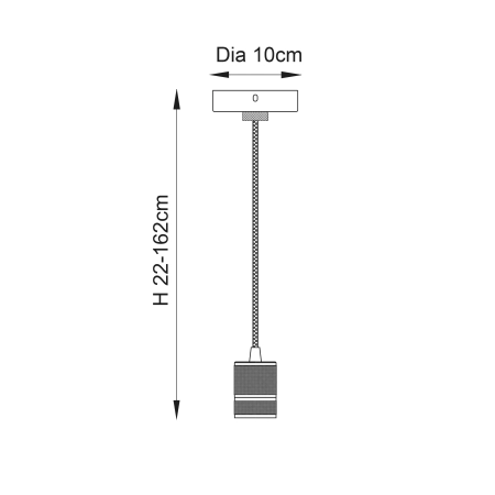 Lampa wisząca mosiężna industrialna 1-punktowa 76587 z serii Urban - Endon Lighting