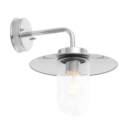 Kinkiet zewnętrzny chromowany szklany 33cm 76597 z serii Addison - Endon Lighting