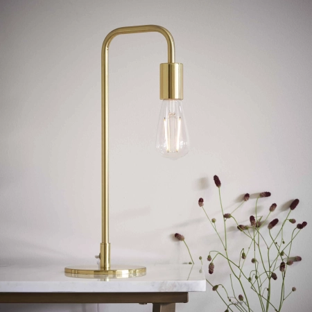Lampa stołowa metalowa złota 45cm 77117 z serii RUBENS - Endon Lighting