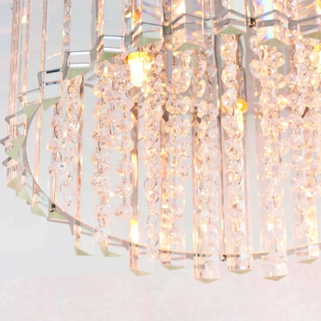 Plafon kryształowy okrągły 4-punktowy 78698 z serii Hanna - Endon Lighting
