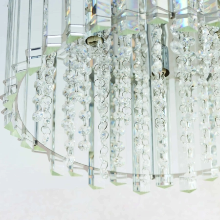 Plafon kryształowy okrągły 4-punktowy 78698 z serii Hanna - Endon Lighting