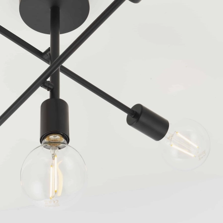 Lampa sufitowa czarna metalowa 5-punktowa 79502 z serii Studio - Endon Lighting