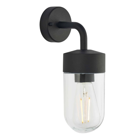 Kinkiet łazienkowy czarny metalowy IP44 30cm 79792 z serii North - Endon Lighting