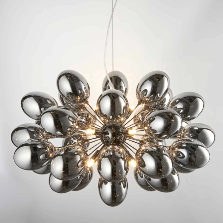 Lampa wisząca metalowa czarna 8-punktowa 72cm 80124 z serii Infinity - Endon Lighting