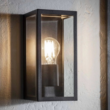 Kinkiet zewnętrzny czarny metalowy 23cm 80600 z serii Oxford - Endon Lighting