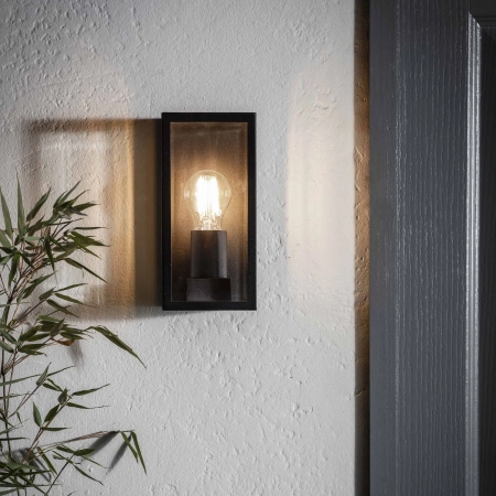 Kinkiet zewnętrzny czarny metalowy 23cm 80600 z serii Oxford - Endon Lighting