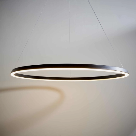 Lampa wisząca LED okrągła czarna 80cm 80628 z serii Staten - Endon Lighting