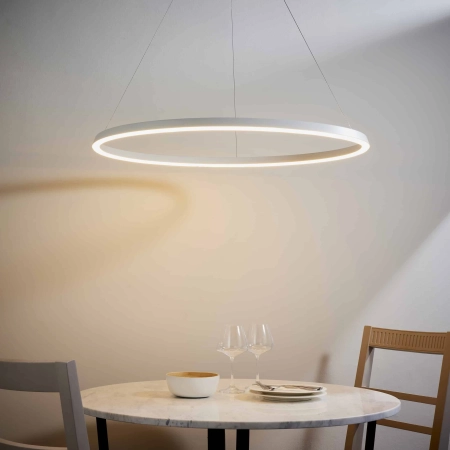 Lampa wisząca LED biała okrągła 80cm 80629 z serii Staten - Endon Lighting
