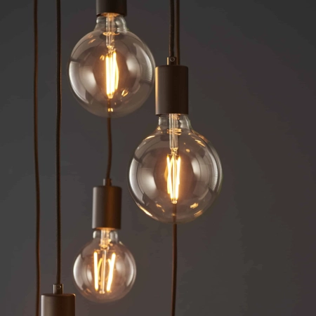 Lampa wisząca czarna metalowa 6-punktowa 81535 z serii Studio - Endon Lighting
