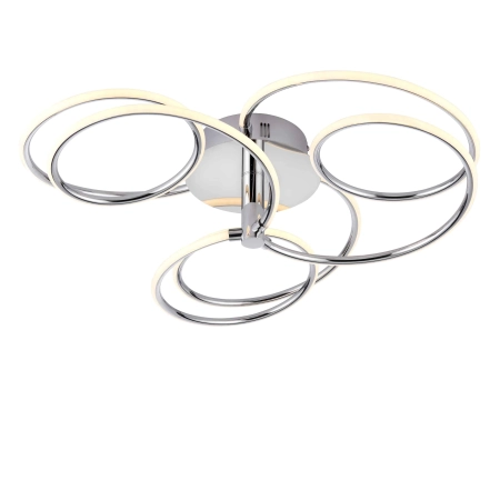 Plafon LED chromowany okrągły 60cm 81886 z serii Eterne - Endon Lighting