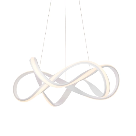 Lampa wisząca LED biała metalowa spiralna 63cm 81893 z serii SYNERGY - Endon Lighting
