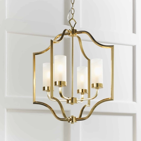 Lampa wisząca złota metalowa 4-punktowa 81914 z serii Edrea - Endon Lighting