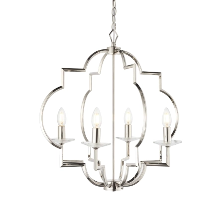 Lampa wisząca metalowa srebrna 4-punktowa 81915 z serii Garland - Endon Lighting
