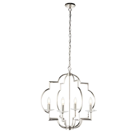 Lampa wisząca metalowa srebrna 4-punktowa 81915 z serii Garland - Endon Lighting