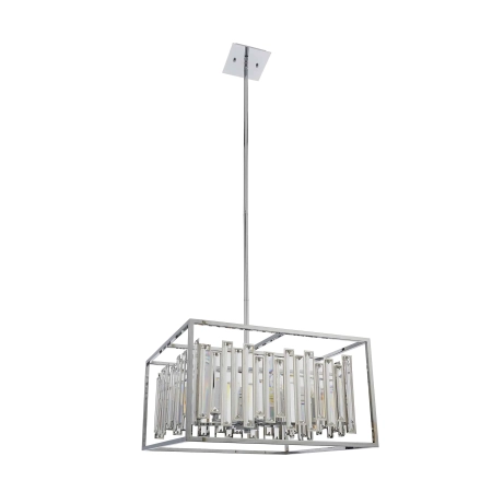 Lampa wisząca chromowana prostokątna 6-punktowa 81931 z serii ACADIA - Endon Lighting