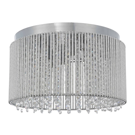 Plafon okrągły srebrny kryształowy 10-punktowy 81980 z serii Galina - Endon Lighting