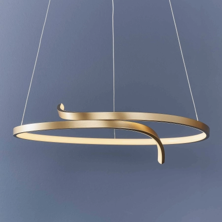 Lampa wisząca LED złota metalowa okrągła 57cm 90323 z serii Rafe - Endon Lighting