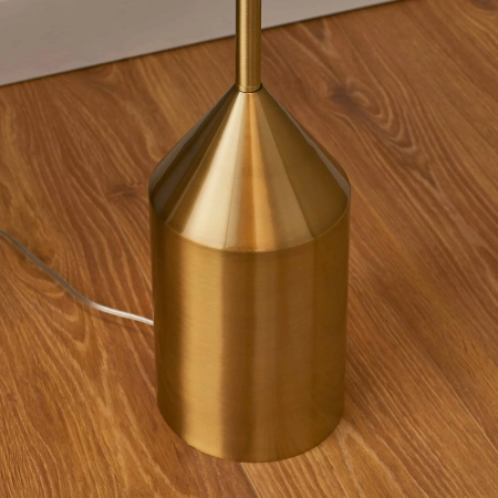 Lampa podłogowa metalowa mosiężna 152cm 90521 z serii Nova - Endon Lighting