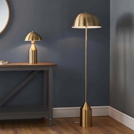 Lampa stołowa metalowa mosiężna 45cm 90522 z serii Nova - Endon Lighting