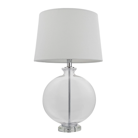 Lampa stołowa szklana z białym abażurem 90535 z serii Gideon - Endon Lighting