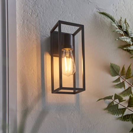 Kinkiet metalowy czarny geometryczny 27cm 91993 z serii HERBERT - Endon Lighting