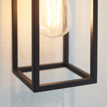 Kinkiet metalowy czarny geometryczny 27cm 91993 z serii HERBERT - Endon Lighting