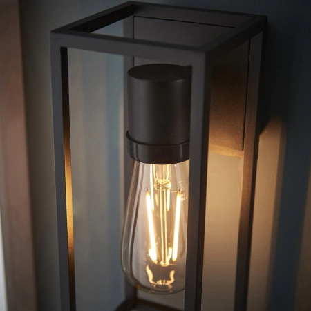 Kinkiet metalowy czarny geometryczny 27cm 91993 z serii HERBERT - Endon Lighting