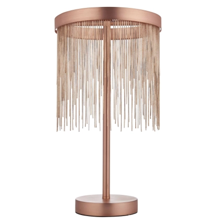 Lampa stołowa LED miedziana z łańcuszkami 92179 z serii ZELMA - Endon Lighting