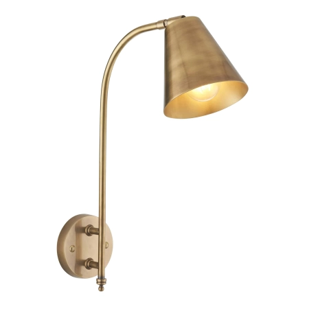 Kinkiet metalowy mosiężny 1-punktowy 93144 z serii Radha - Endon Lighting