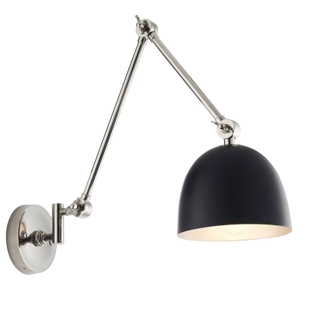 Kinkiet metalowy czarno-srebrny regulowany 93431 z serii Lehal - Endon Lighting