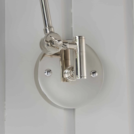 Kinkiet metalowy czarno-srebrny regulowany 93431 z serii Lehal - Endon Lighting